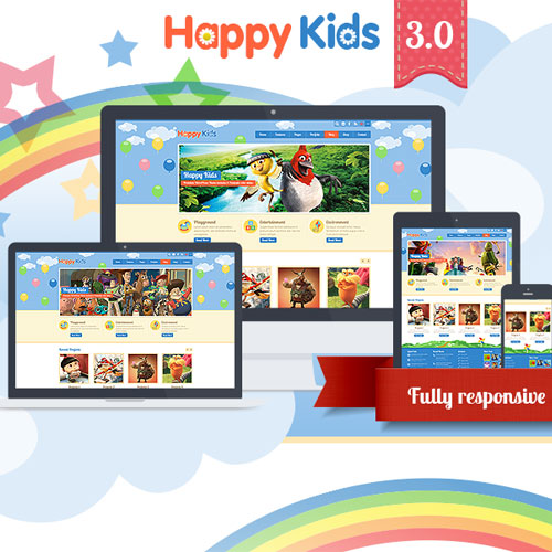 Happy Kids – Children WordPress Theme - Theme & Plugin Bản Quyền 100%